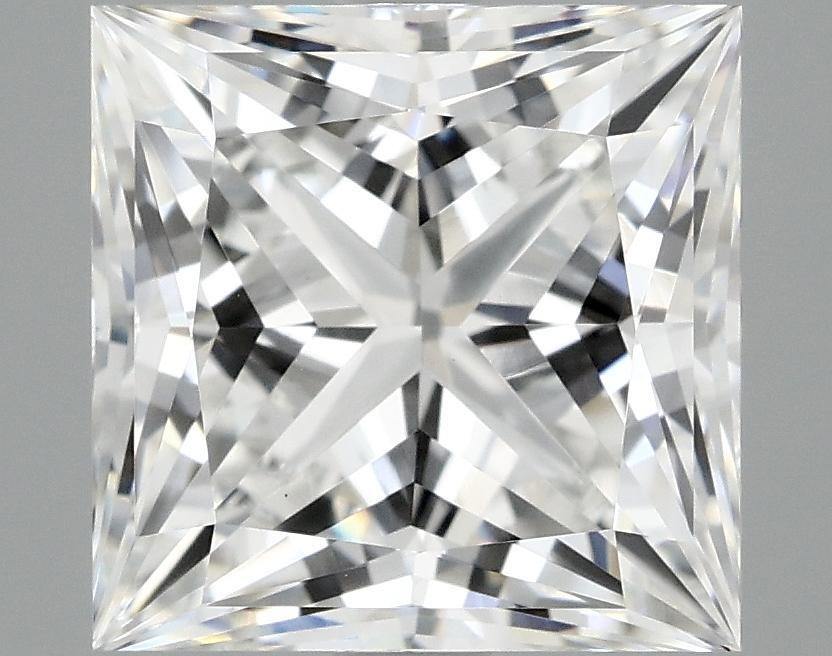 2.59 Carat Princess Shaped Ideal Cut VVS2 IGI Certified Lab Grown Diamond