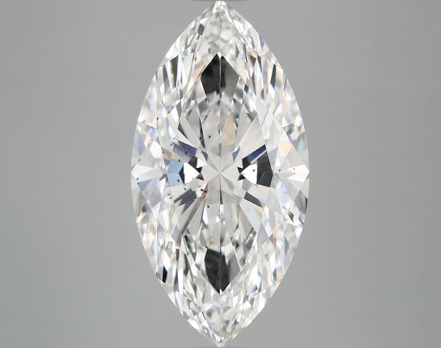 5.08 Carat Marquise Shaped Ideal Cut SI1 IGI Certified Lab Grown Diamond