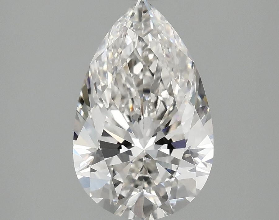 1.9 Carat Pear Shaped Ideal Cut VVS2 IGI Certified Lab Grown Diamond