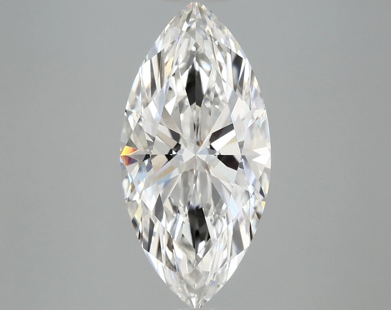 3.1 Carat Marquise Shaped Excellent Cut VVS2 IGI Certified Lab Grown Diamond