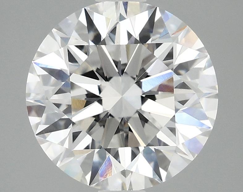3.09 Carat Round Shaped Excellent Cut VVS2 IGI Certified Lab Grown Diamond