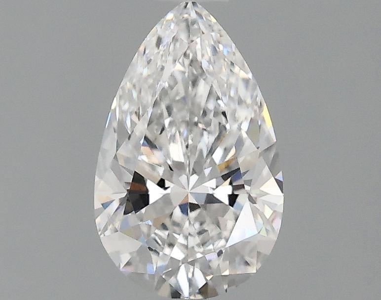 0.98 Carat Pear Shaped Ideal Cut VVS2 IGI Certified Lab Grown Diamond