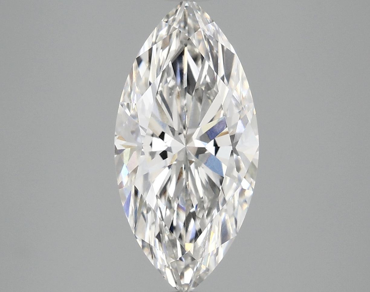 2.53 Carat Marquise Shaped Excellent Cut VVS2 IGI Certified Lab Grown Diamond