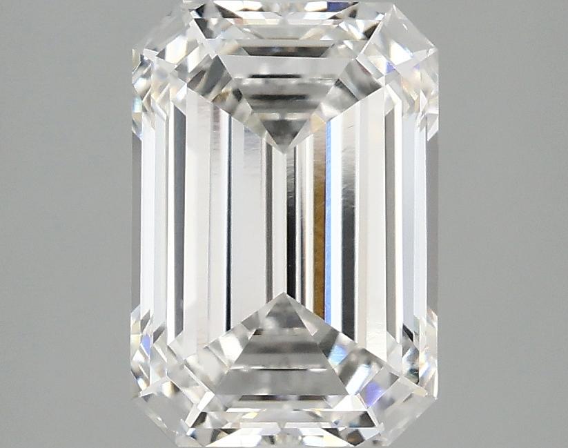 2.53 Carat Emerald Shaped Ideal Cut VVS2 IGI Certified Lab Grown Diamond