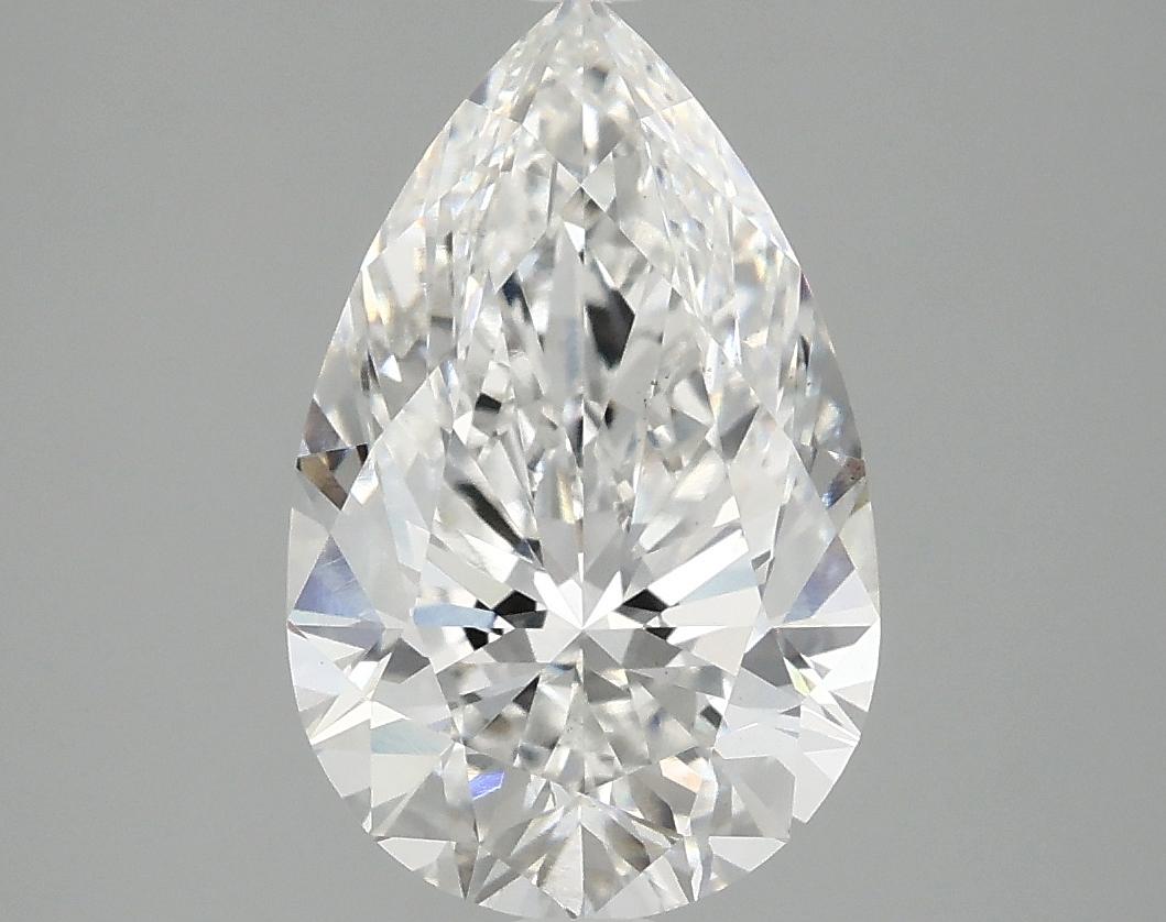 3.09 Carat Pear Shaped Ideal Cut VS2 IGI Certified Lab Grown Diamond