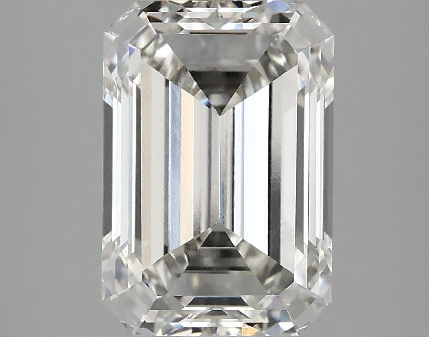 2.98 Carat Emerald Shaped Ideal Cut VVS2 IGI Certified Lab Grown Diamond