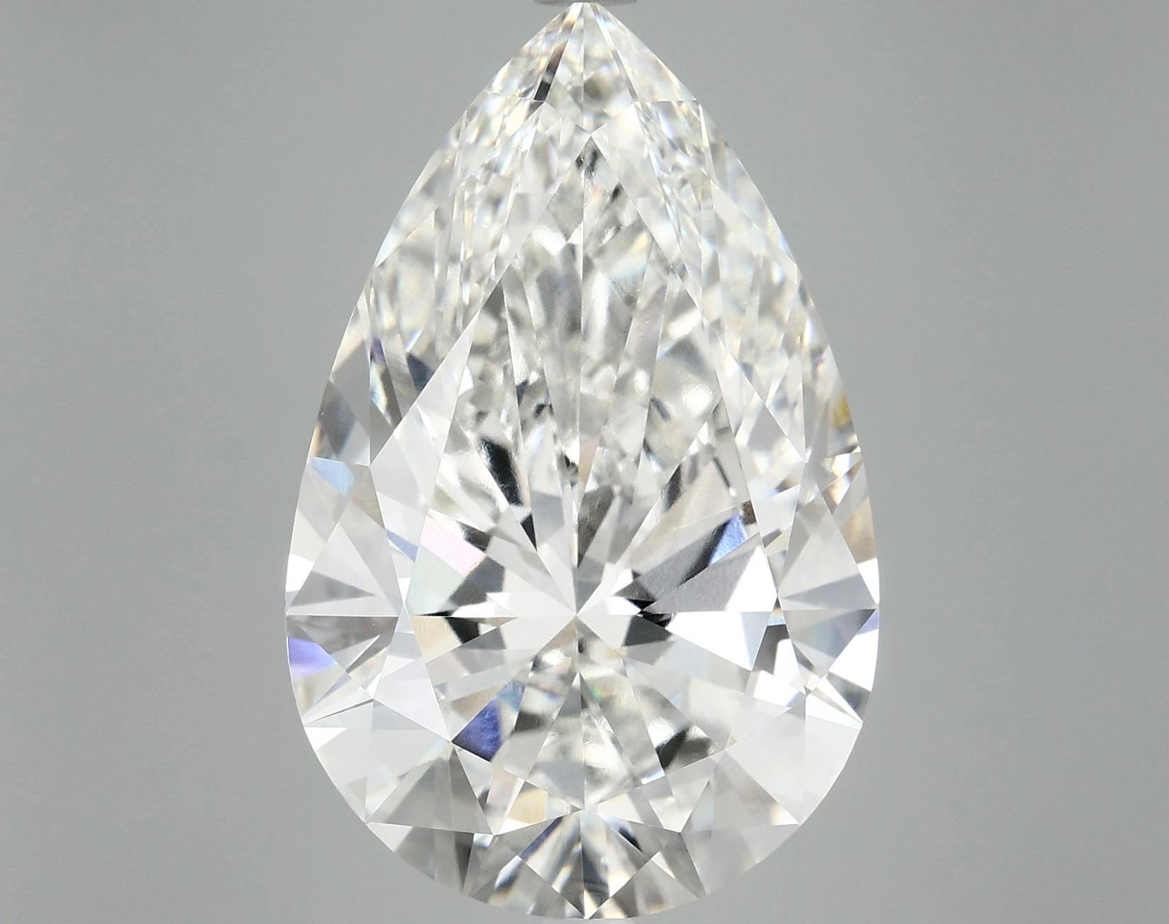 10.34 Carat Pear Shaped Ideal Cut VVS2 IGI Certified Lab Grown Diamond