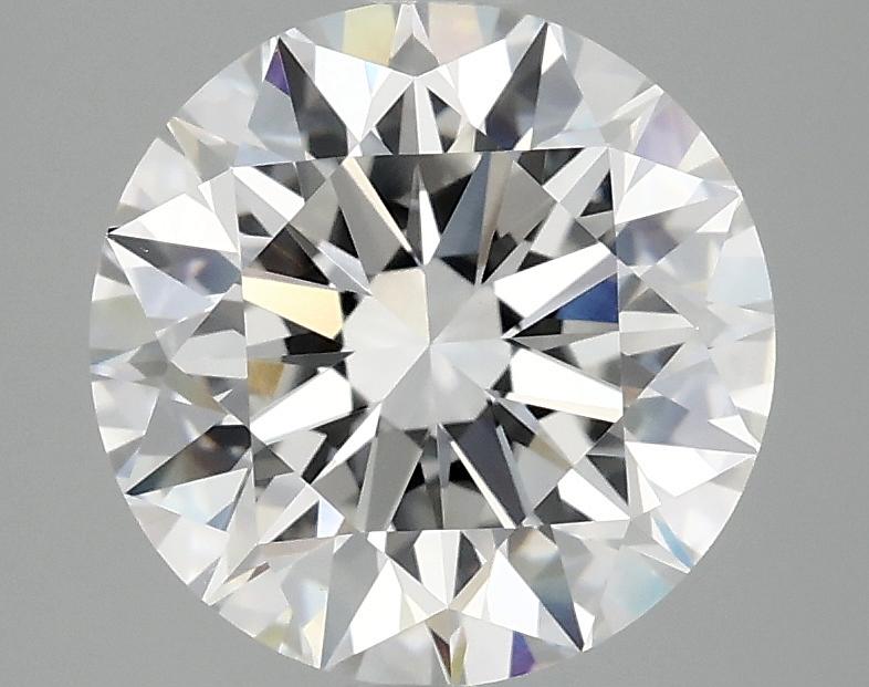 3.07 Carat Round Shaped Excellent Cut VVS2 IGI Certified Lab Grown Diamond