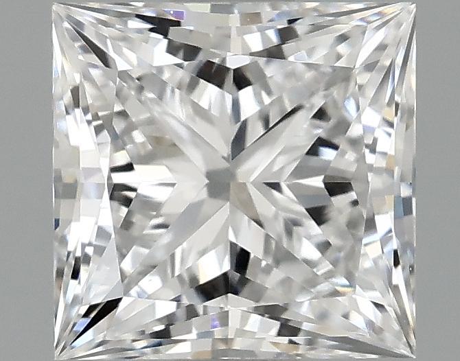 1.08 Carat Princess Shaped Ideal Cut VVS1 IGI Certified Lab Grown Diamond