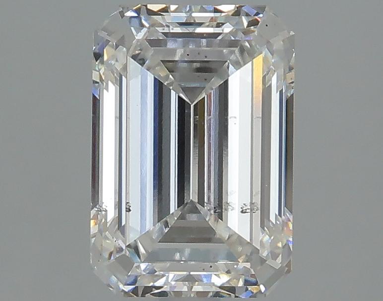 2.08 Carat Emerald Shaped Ideal Cut SI1 IGI Certified Lab Grown Diamond