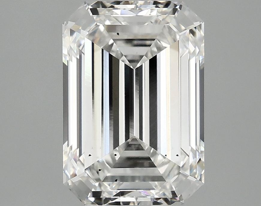 3.04 Carat Emerald Shaped Ideal Cut SI1 IGI Certified Lab Grown Diamond