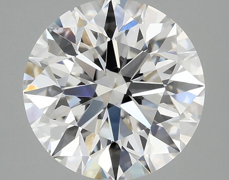3.08 Carat Round Shaped Excellent Cut VVS2 IGI Certified Lab Grown Diamond