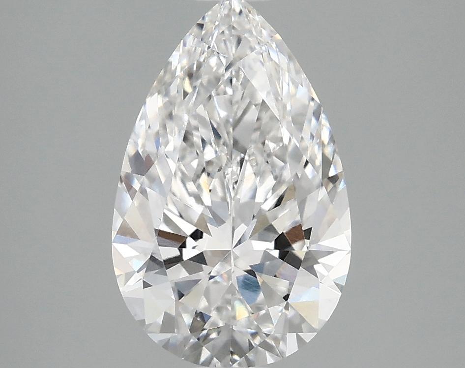2.02 Carat Pear Shaped Ideal Cut VVS2 IGI Certified Lab Grown Diamond