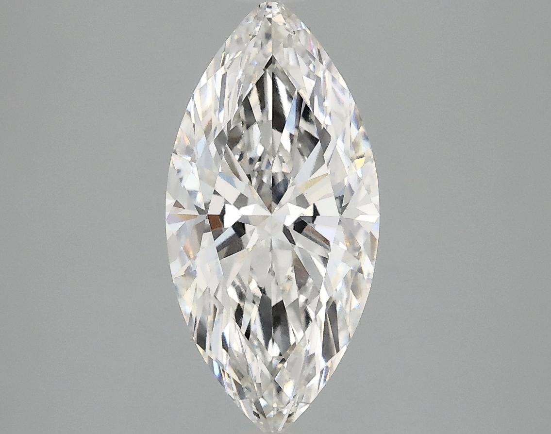 2.07 Carat Marquise Shaped Excellent Cut VVS2 IGI Certified Lab Grown Diamond