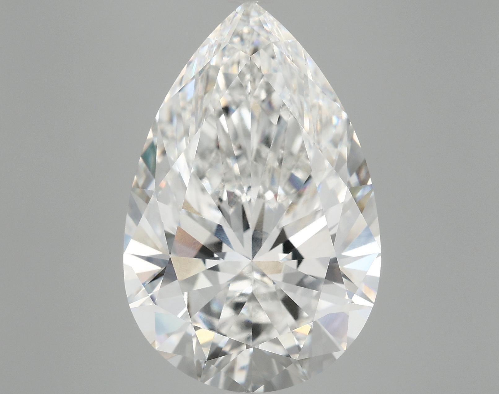 10.25 Carat Pear Shaped Excellent Cut VVS2 IGI Certified Lab Grown Diamond