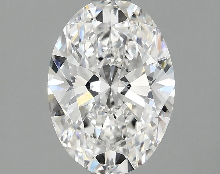 1.5 Carat Oval Shaped Ideal Cut VVS2 IGI Certified Lab Grown Diamond