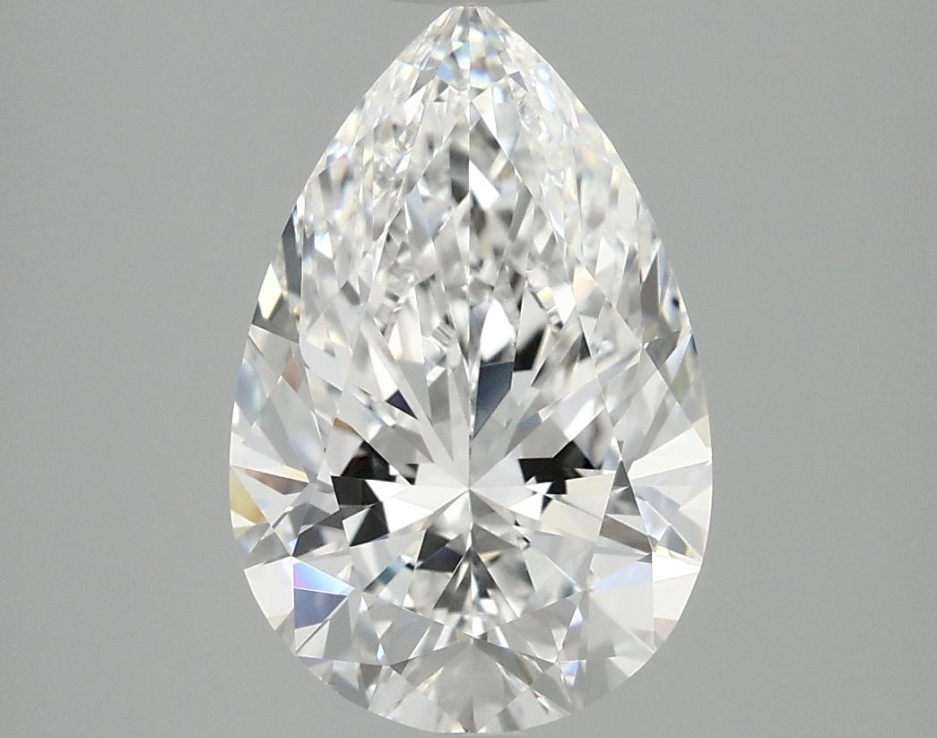 3.03 Carat Pear Shaped Excellent Cut VVS2 IGI Certified Lab Grown Diamond