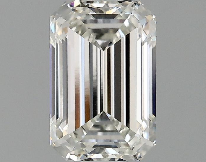 1.42 Carat Emerald Shaped Excellent Cut VVS2 IGI Certified Lab Grown Diamond
