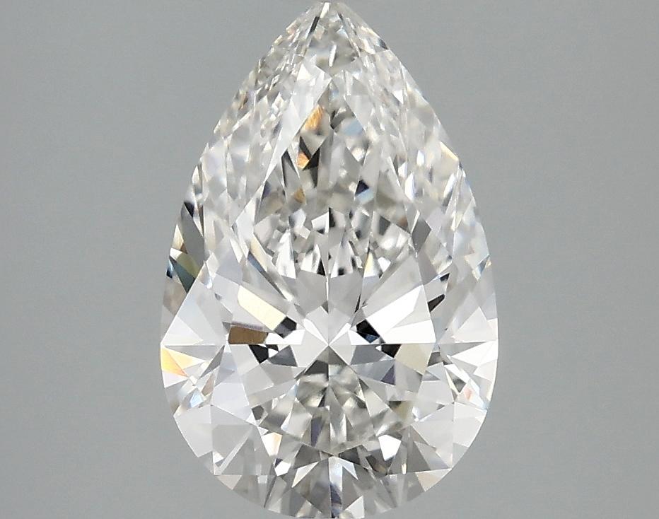 2.05 Carat Pear Shaped Ideal Cut VVS2 IGI Certified Lab Grown Diamond