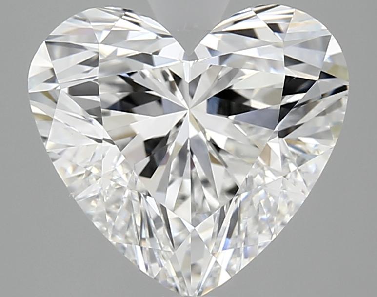 4.07 Carat Heart Shaped Ideal Cut VS2 IGI Certified Lab Grown Diamond