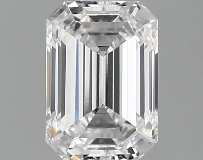 1.55 Carat Emerald Shaped Ideal Cut VVS2 IGI Certified Lab Grown Diamond
