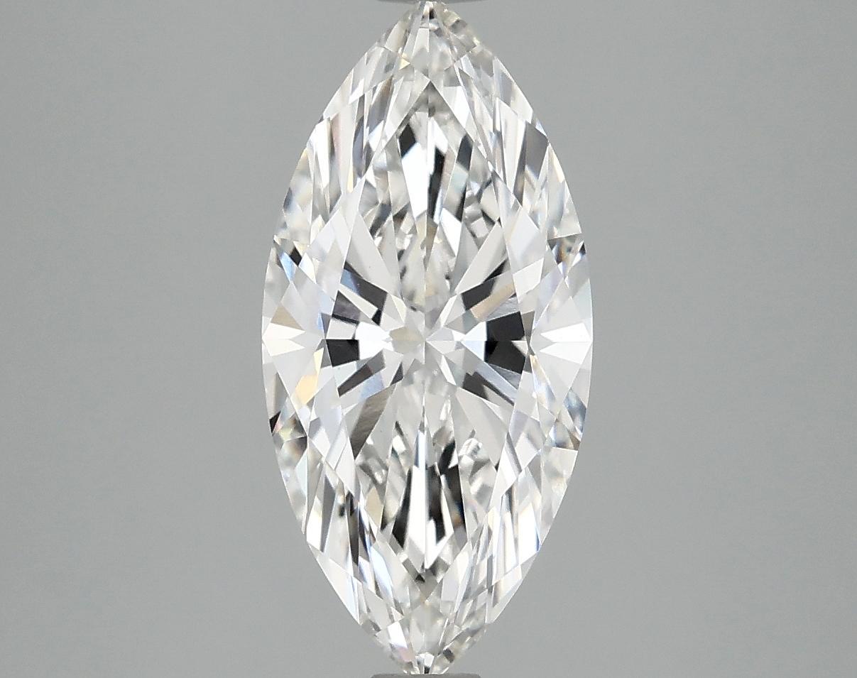2.52 Carat Marquise Shaped Excellent Cut VVS2 IGI Certified Lab Grown Diamond