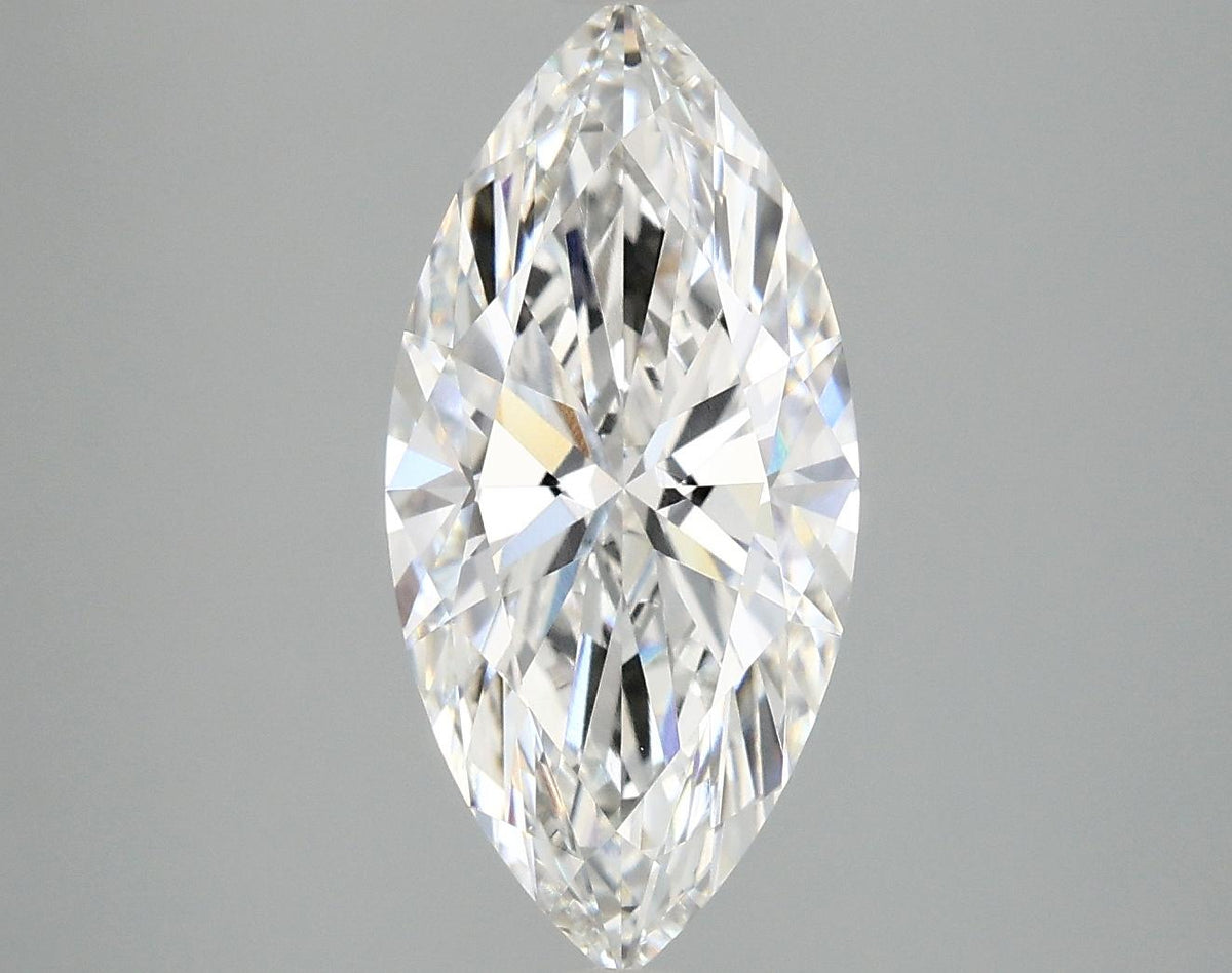 3.08 Carat Marquise Shaped Excellent Cut VVS2 IGI Certified Lab Grown Diamond
