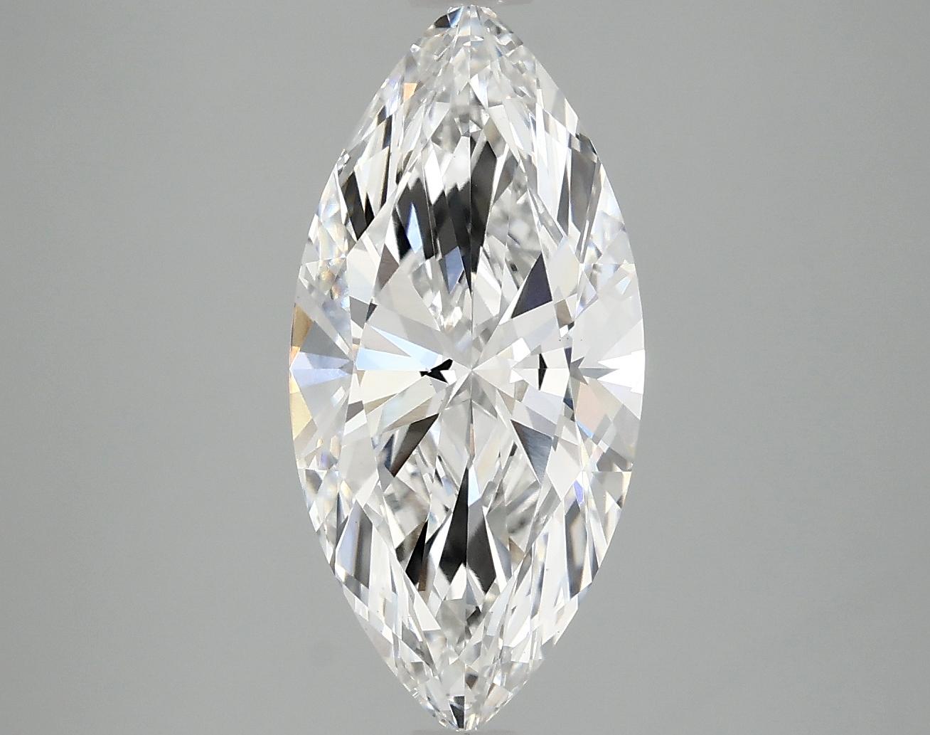 2.91 Carat Marquise Shaped Excellent Cut VS1 IGI Certified Lab Grown Diamond