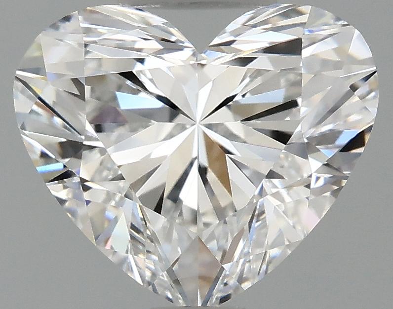 1.57 Carat Heart Shaped Excellent Cut VVS2 IGI Certified Lab Grown Diamond