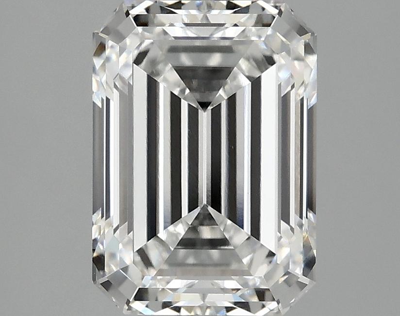 3.03 Carat Emerald Shaped Ideal Cut VVS2 IGI Certified Lab Grown Diamond