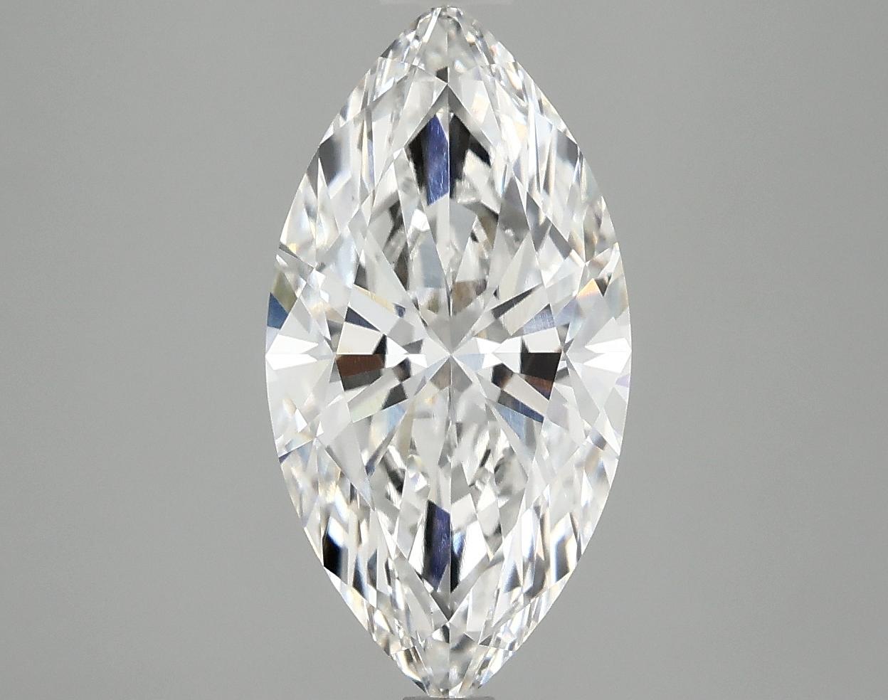 2.98 Carat Marquise Shaped Ideal Cut VVS2 IGI Certified Lab Grown Diamond