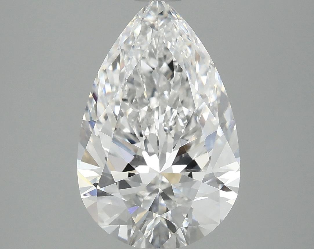 2.97 Carat Pear Shaped Ideal Cut VVS2 IGI Certified Lab Grown Diamond