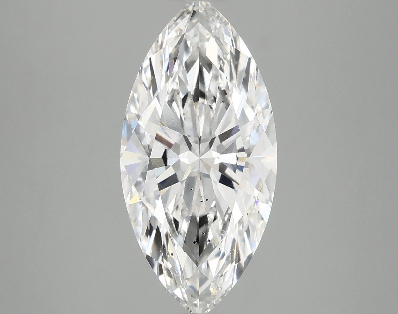 3.09 Carat Marquise Shaped Excellent Cut SI1 IGI Certified Lab Grown Diamond