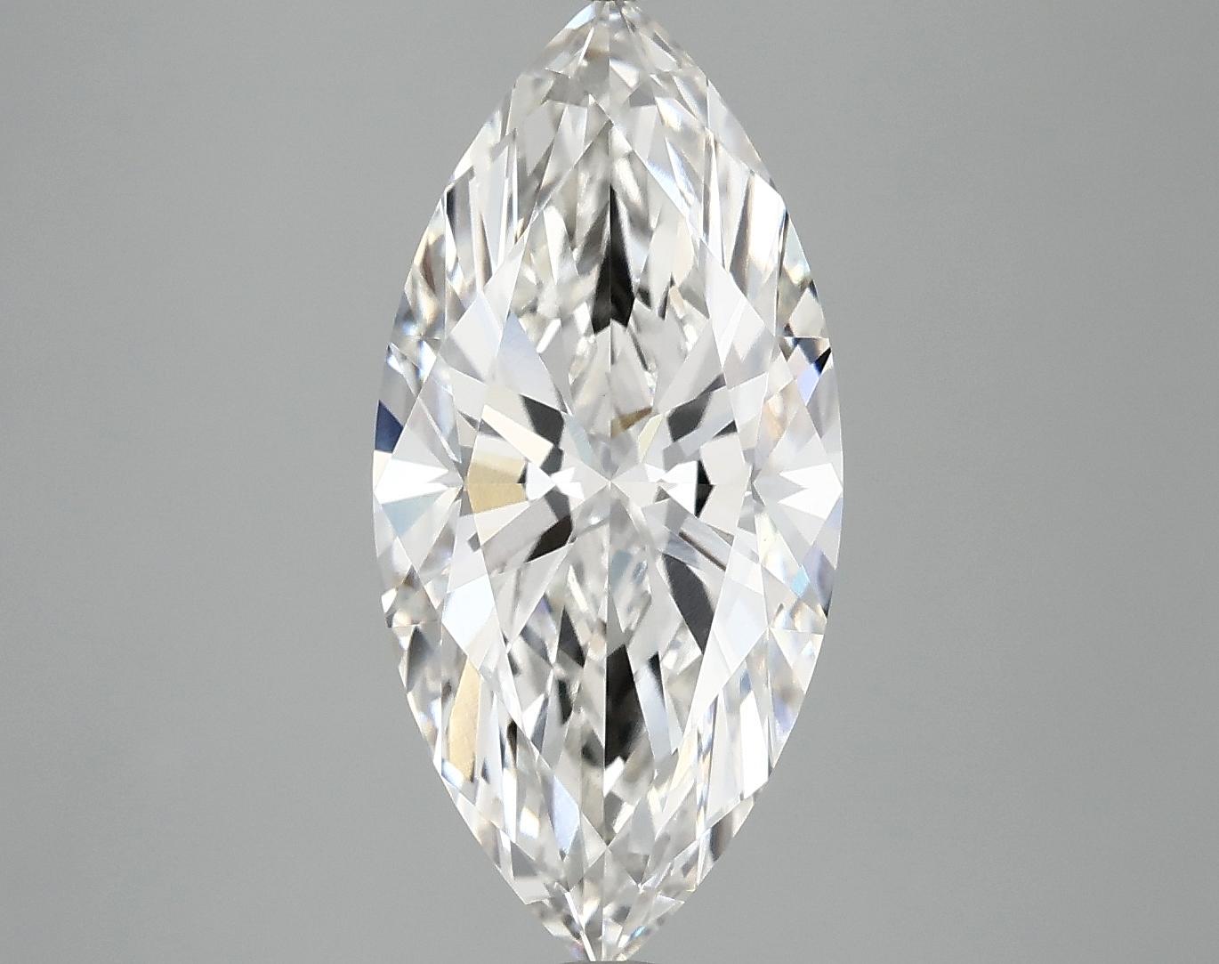 3.5 Carat Marquise Shaped Excellent Cut VVS2 IGI Certified Lab Grown Diamond