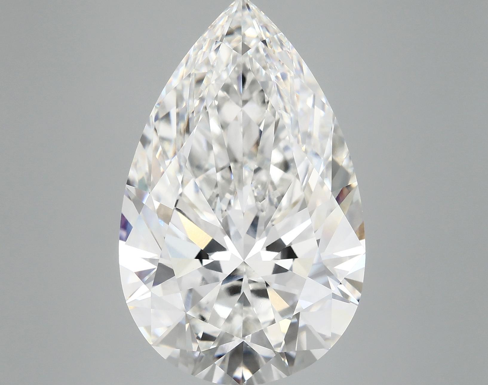 10.13 Carat Pear Shaped Ideal Cut VVS2 IGI Certified Lab Grown Diamond
