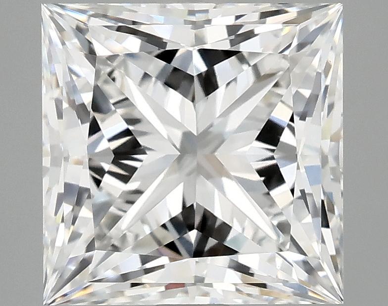 4.07 Carat Princess Shaped Ideal Cut VVS2 IGI Certified Lab Grown Diamond