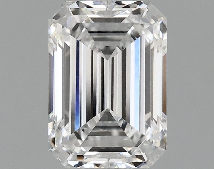 1.08 Carat Emerald Shaped Ideal Cut VVS2 IGI Certified Lab Grown Diamond