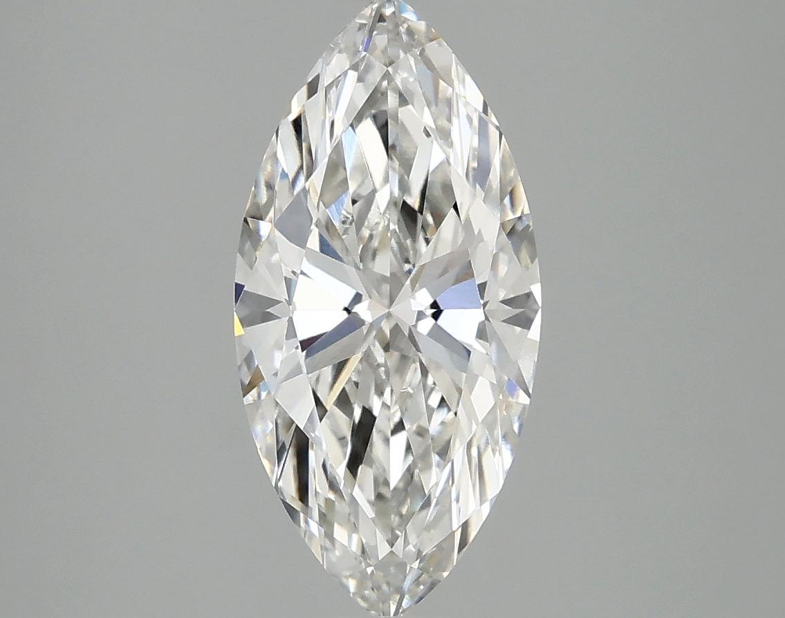 2.02 Carat Marquise Shaped Excellent Cut VVS2 IGI Certified Lab Grown Diamond