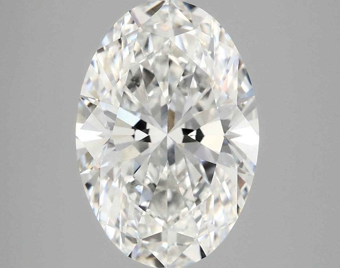 3.95 Carat Oval Shaped Ideal Cut VVS2 IGI Certified Lab Grown Diamond