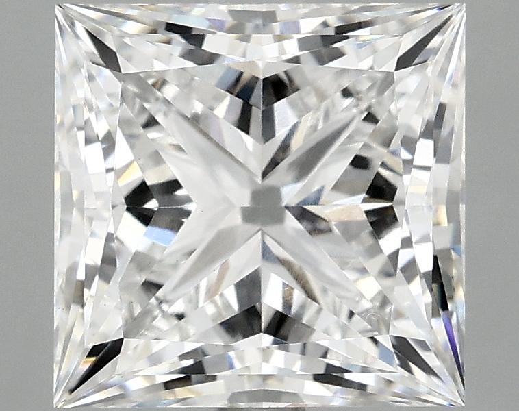 4.09 Carat Princess Shaped Ideal Cut VVS2 IGI Certified Lab Grown Diamond