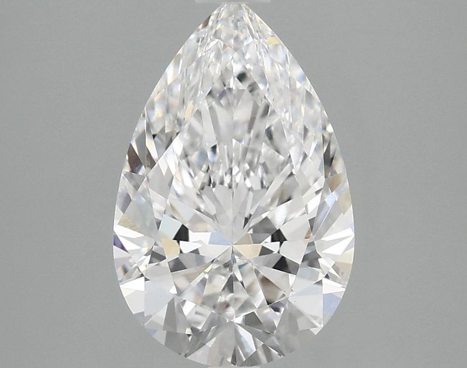 2.06 Carat Pear Shaped Ideal Cut VVS2 IGI Certified Lab Grown Diamond