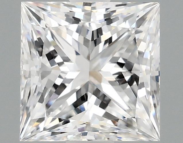 1.53 Carat Princess Shaped Ideal Cut VVS2 IGI Certified Lab Grown Diamond