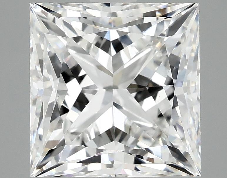 4.11 Carat Princess Shaped Ideal Cut VVS2 IGI Certified Lab Grown Diamond