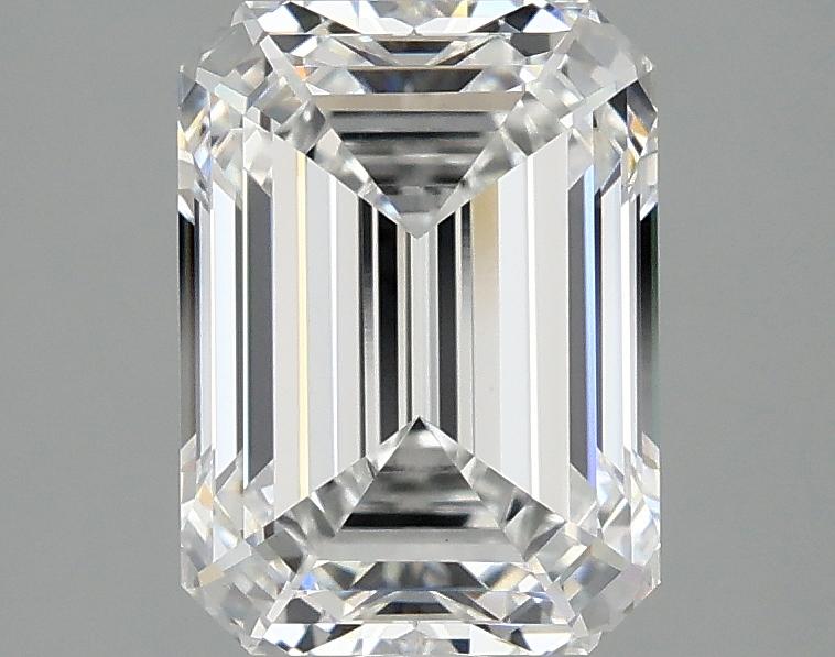 2.57 Carat Emerald Shaped Excellent Cut VVS2 IGI Certified Lab Grown Diamond