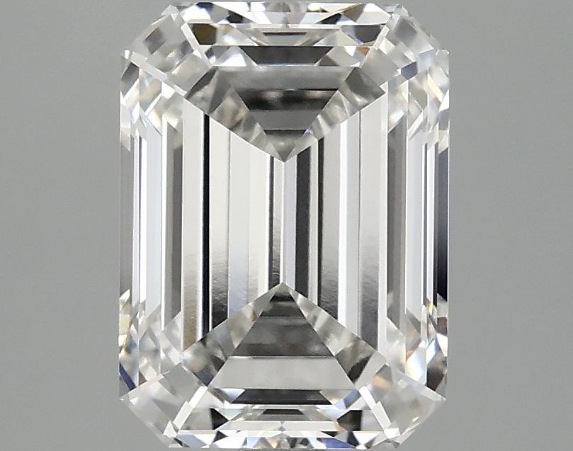 3.05 Carat Emerald Shaped Excellent Cut VVS2 IGI Certified Lab Grown Diamond