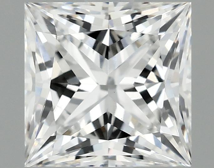 1.58 Carat Princess Shaped Ideal Cut VVS2 IGI Certified Lab Grown Diamond