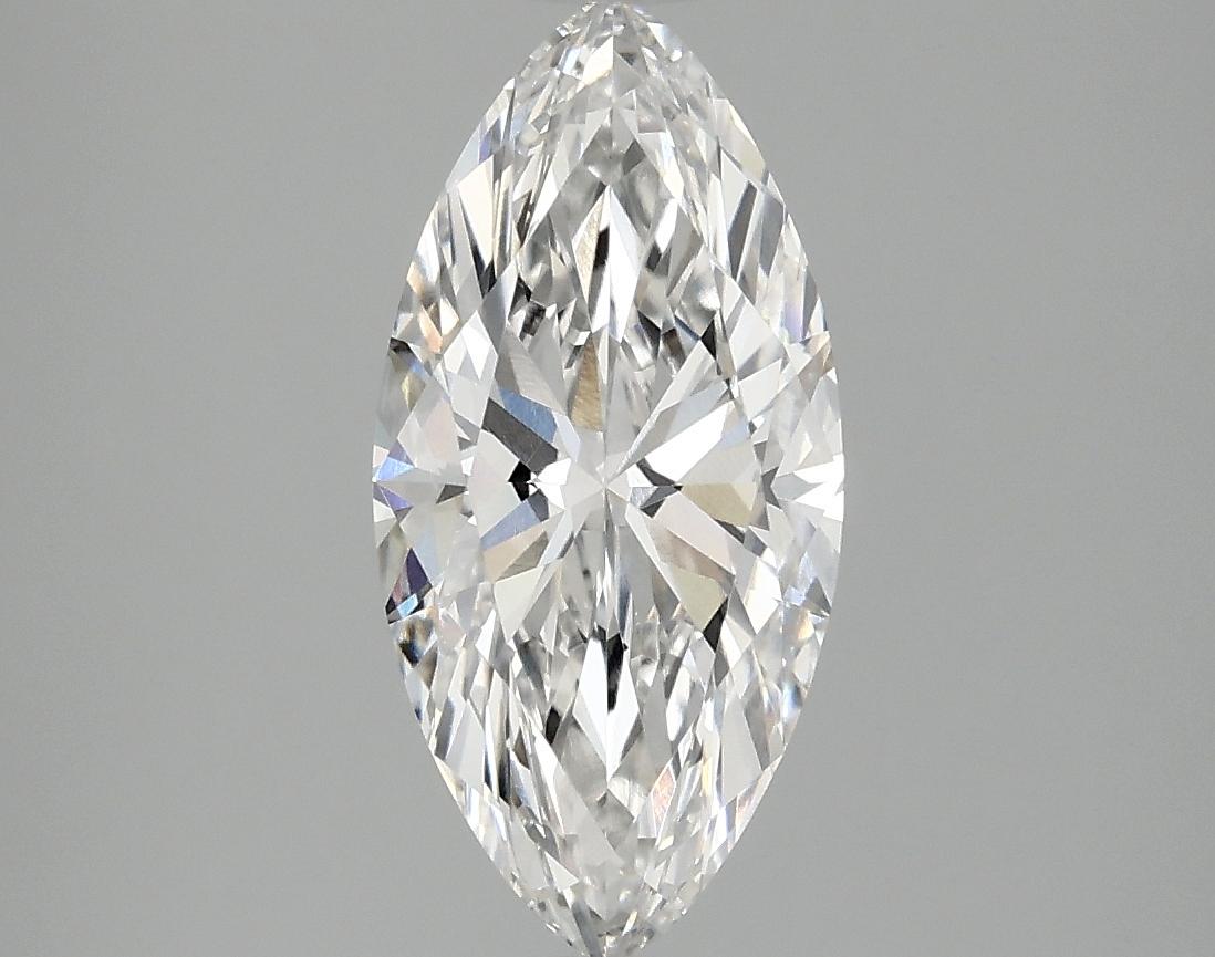 1.98 Carat Marquise Shaped Excellent Cut VVS2 IGI Certified Lab Grown Diamond