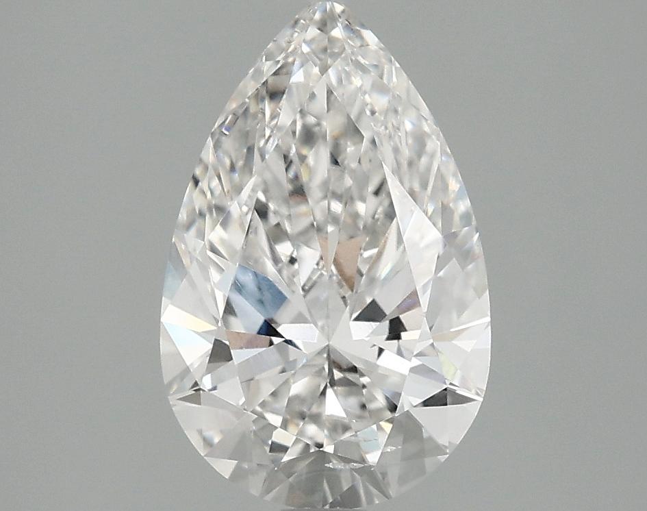 1.9 Carat Pear Shaped Ideal Cut SI1 IGI Certified Lab Grown Diamond