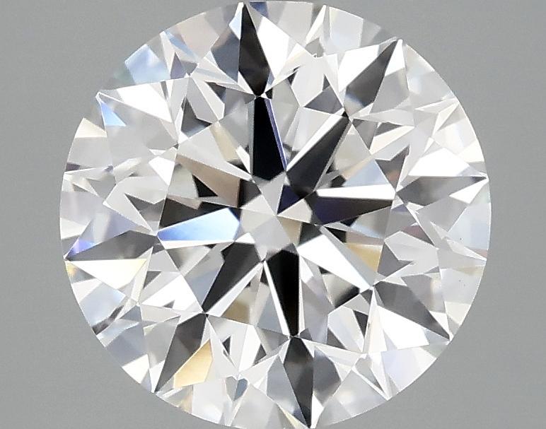 3.03 Carat Round Shaped Excellent Cut VVS2 IGI Certified Lab Grown Diamond