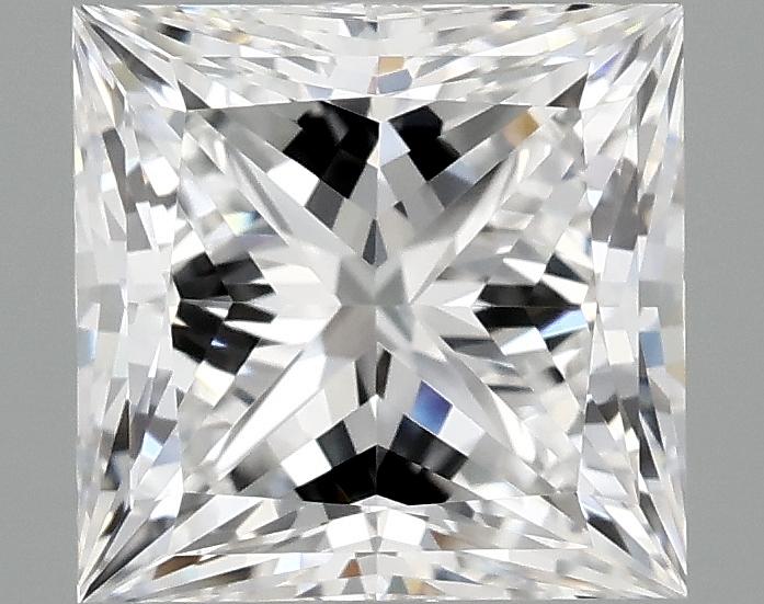 2.07 Carat Princess Shaped Ideal Cut VVS2 IGI Certified Lab Grown Diamond
